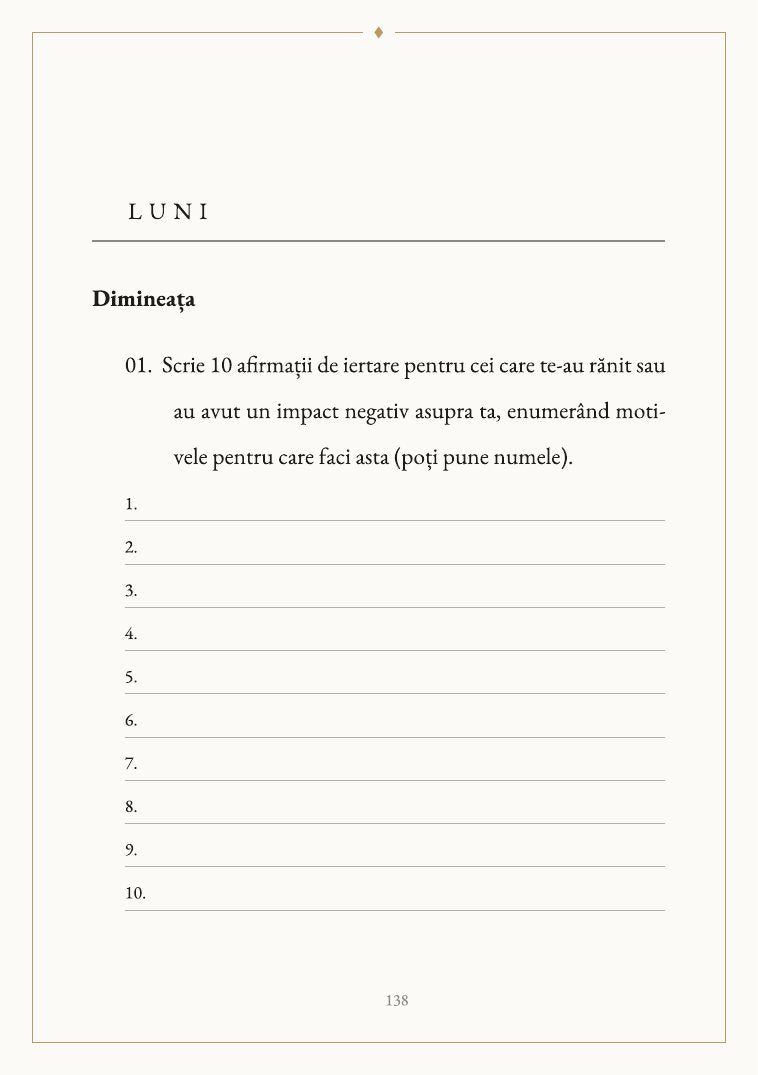 Exercițiile de luni dimineața